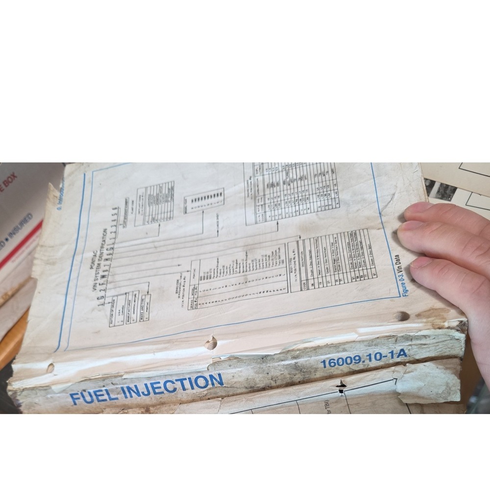 1978 Pontiac Fuel Injection System Service Manual Repair Shop Book